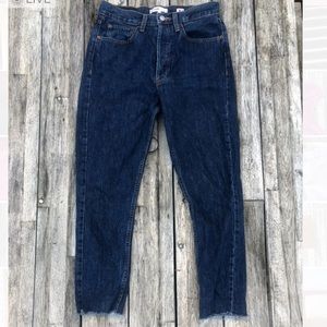 Re/Done Originals High Waisted straight leg sz 28